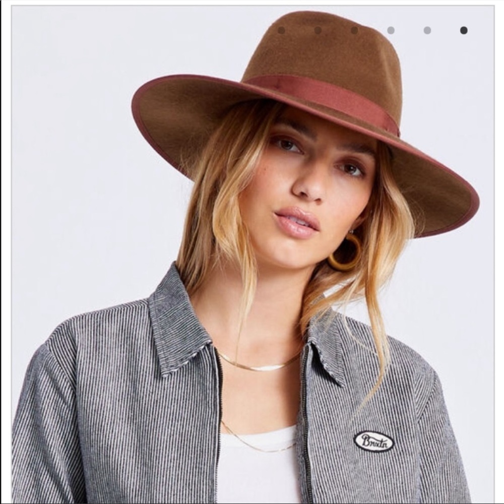 Brixton Joanna  Rancher Adjustable Wool brown hat